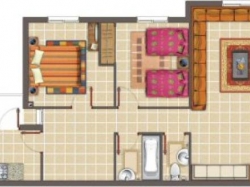 Appartement à vendre à saidia480000saidia480000